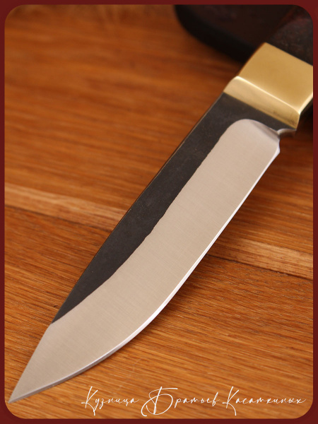 Северный нож малый, Bohler N690 фултанг, рукоять кап клена.