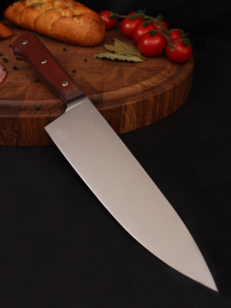 Шеф нож серии "Classic" Bohler N690, рукоять текстолит.