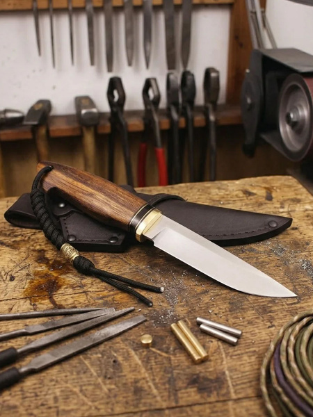 Нож "Соболь" Bohler К340, рукоять зебрано.